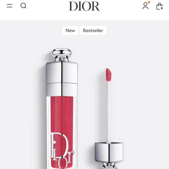 🆕 NWOB Dior Addict Lip Maximizer Plumping Gloss | 037 Intense Rose - A bold pink - Picture 2 of 6